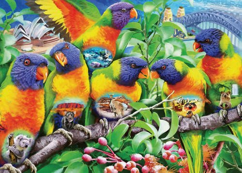 Ravensburger 1000pc - Land of the Lorikeet Puzzle
