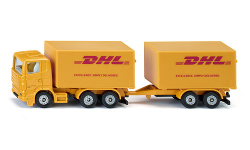 Siku - 1694 - DHL Truck With Trailer