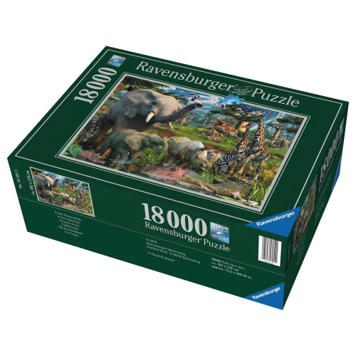 Ravensburger 18000pc - At the Waterhole Puzzle Ravensburger 18000pc - At the Waterhole Puzzle