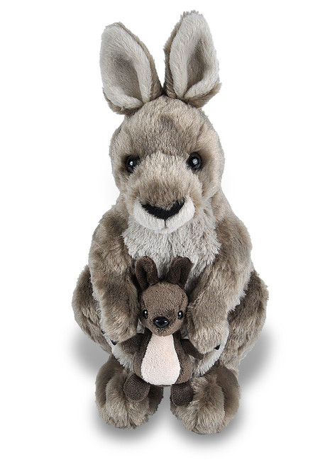 Wild Republic - CuddleKins Kangaroo with Joey 30cm