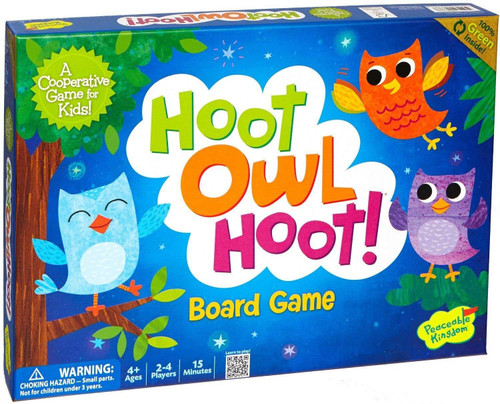 Peaceable Kingdom- Hoot Owl Hoot! Cooperative Board Game