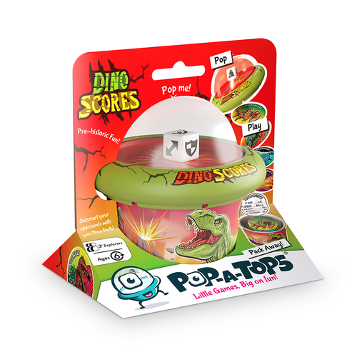 Play Monster - Pop-A-Tops - Dino Scores