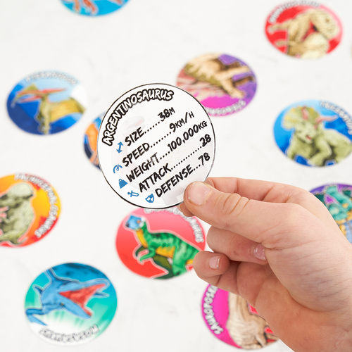 Play Monster - Pop-A-Tops - Dino Scores