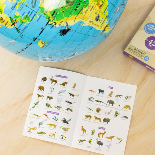 Tiger Tribe World Globe - Animal Planet - 42cm Tiger Tribe World Globe - Animal Planet - 42cm