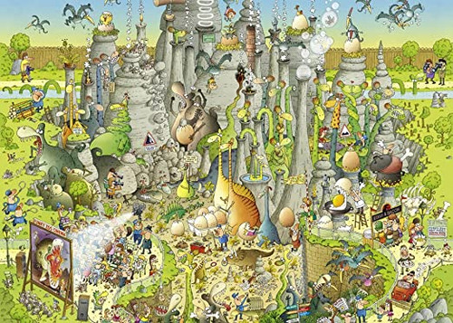 Heye 1000pc - Funky Zoo Jurassic Habitat Puzzle Heye 1000pc - Funky Zoo Jurassic Habitat Puzzle