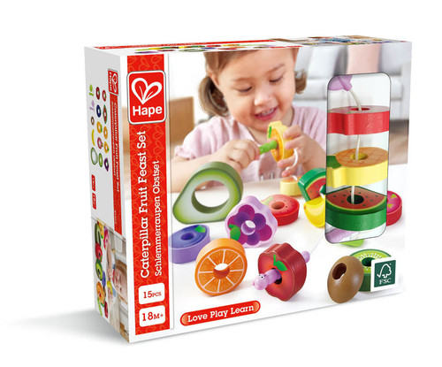 Hape Caterpillar Fruit Feast Set