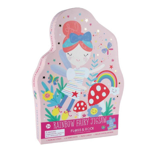 Floss & Rock 20pc - Rainbow Fairy Shaped Puzzle