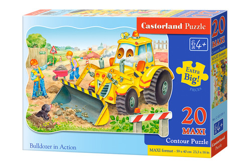 Castorland - 20pc Maxi Puzzle - Bulldozer in Action