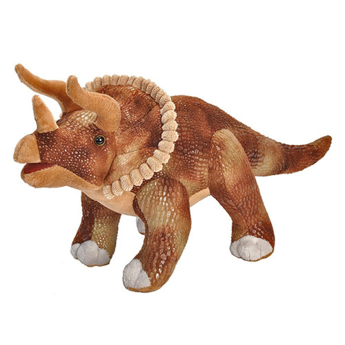 Wild Republic - Dinosauria Triceratops Plush - 17"