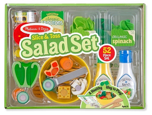 Melissa & Doug - Slice & Toss Salad Set Melissa & Doug - Slice & Toss Salad Set
