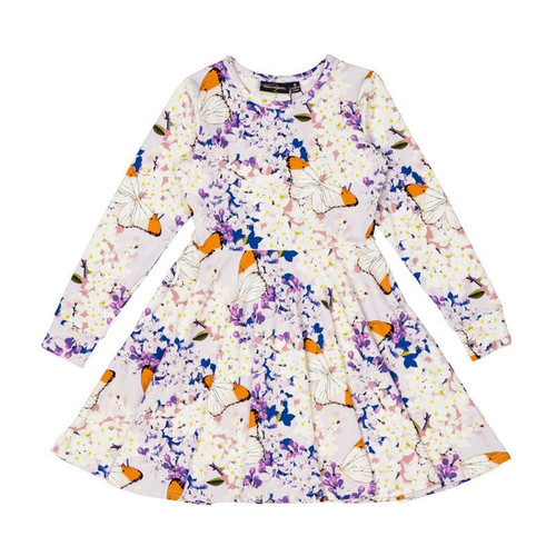 Rock Your Baby - Lilac Florals Waisted Dress