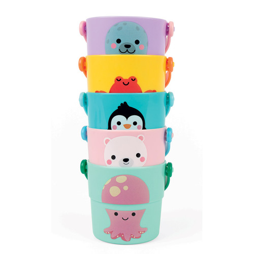 Janod - Five Bath Activity Buckets