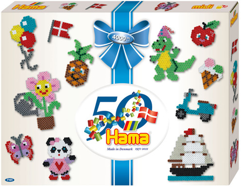 Hama Beads 50th Anniversary Box Set - 4000 beads