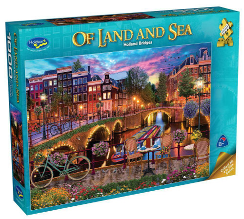 Holdson 1000pc - Of Land and Sea - Holland Bridges Puzzle