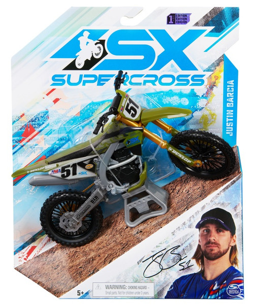 Supercross 1:10 Diecast Motorcycle - Justin Barcia