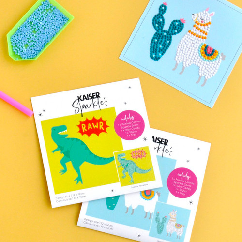 Kaisercraft - Sparkle Art Kit - Dinosaur