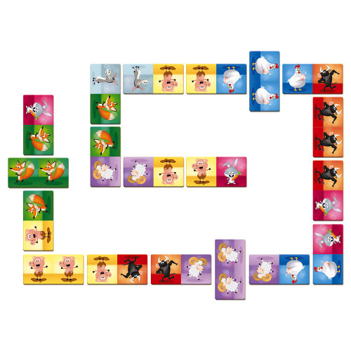 Janod Dominoes Game - Dominos Rigolooo Janod Dominoes Game - Dominos Rigolooo