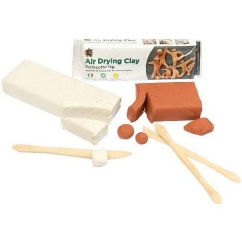 Educational Colours - Air Drying Clay 1kg Terracotta