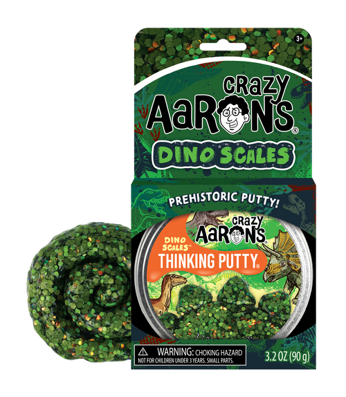 Crazy Aaron's Thinking Putty - Dino Scales 4" Tin