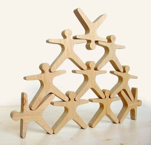 Fun Factory -Wooden Balancing Acrobats 10pc Fun Factory -Wooden Balancing Acrobats 10pc