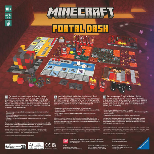 Ravensburger - Minecraft Portal Dash Strategy Board Game Ravensburger - Minecraft Portal Dash Strategy Board Game