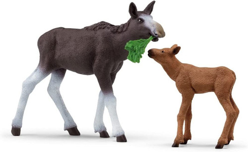 Schleich Wild Life - Moose and Calf 42603