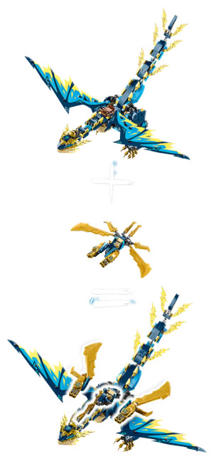 LEGO® Ninjago® - Elemental Dragon vs The Empress Mech 71796