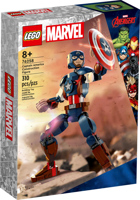 LEGO® Marvel - Captain America Construction Figure 76258