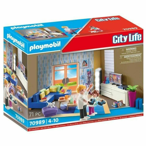 Playmobil - City Life - Living Room with Light 70989