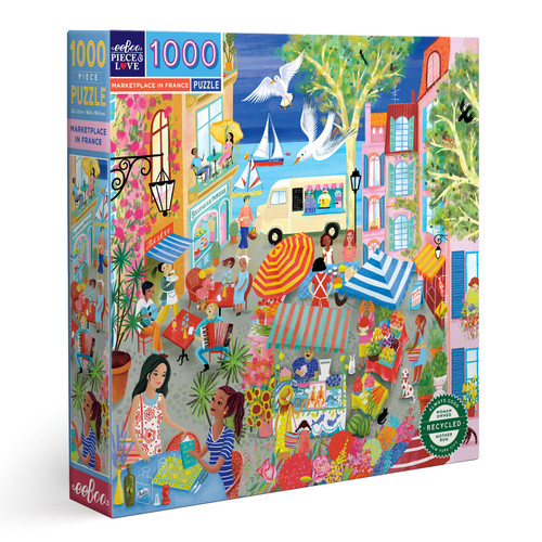 eeBoo 1000pc - Marketplace in France Puzzle