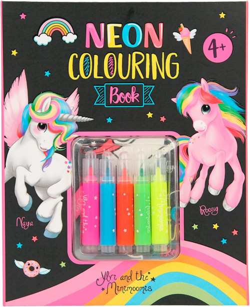 Ylvi And The Minimoomis - Neon Colouring Book
