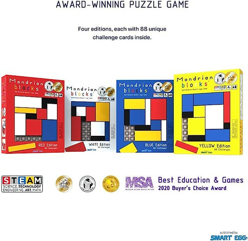 Mondrian Blocks game in assorted colours Mondrian Blocks game in assorted colours