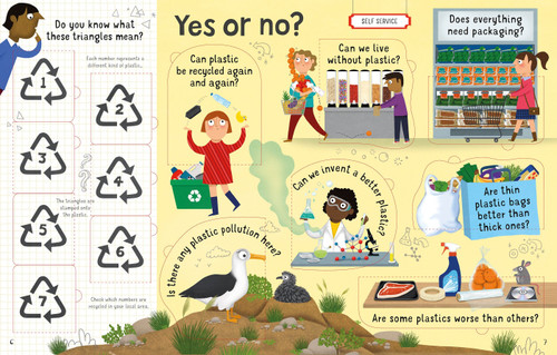 Usborne - Lift-the-Flap Questions and Answers About Plastic Usborne - Lift-the-Flap Questions and Answers About Plastic