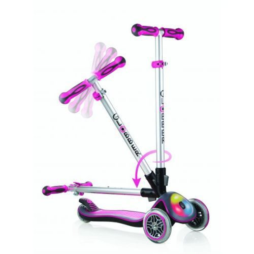 Globber - ELITE LIGHTS Scooter - Pink Globber - ELITE LIGHTS Scooter - Pink