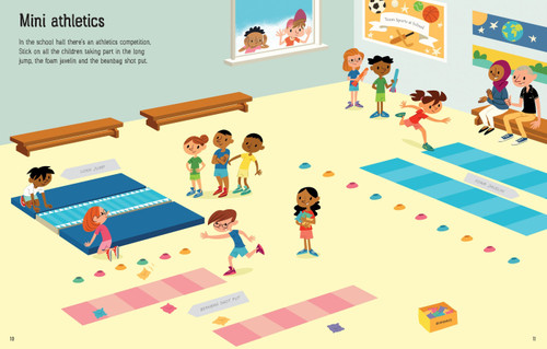 Usborne - First Sticker Book - Sports Day Usborne - First Sticker Book - Sports Day