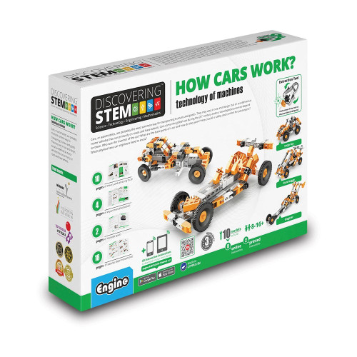 Engino - Discovering STEM - How Cars Work? Technology of Machines