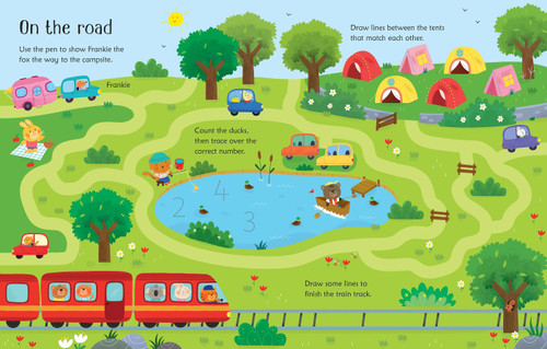 Usborne - Wipe-Clean Travel Activities Book Usborne - Wipe-Clean Travel Activities Book