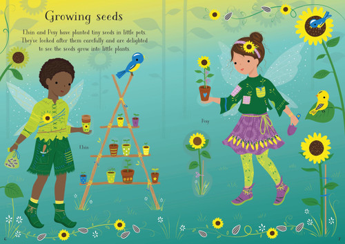 Usborne - Little Sticker Dolly Dressing - Garden Fairy Usborne - Little Sticker Dolly Dressing - Garden Fairy
