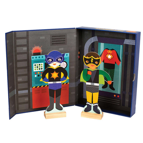 Petit Collage - Superheroes Magnetic Dress Up Petit Collage - Superheroes Magnetic Dress Up