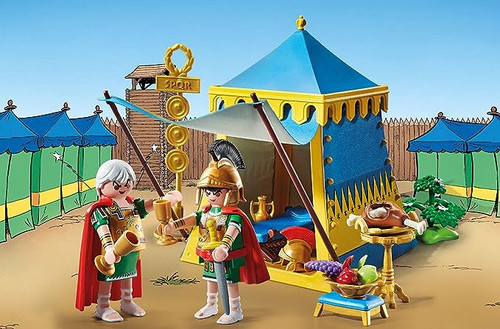 Playmobil - Asterix - Leader's Tent with Generals 71015 Playmobil - Asterix - Leader's Tent with Generals 71015