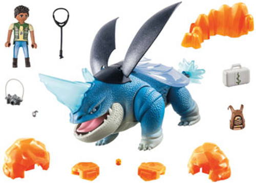 Playmobil Dragons - The Nine Realms: Plowhorn & D'Angelo | 71082