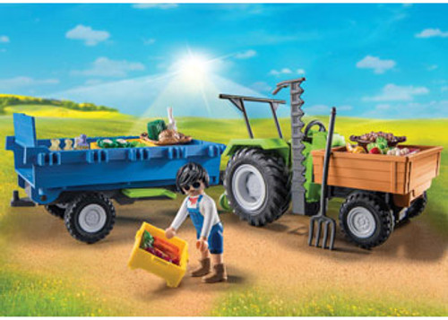 Playmobil Country - Tractor with Trailer 71249 Playmobil Country - Tractor with Trailer 71249
