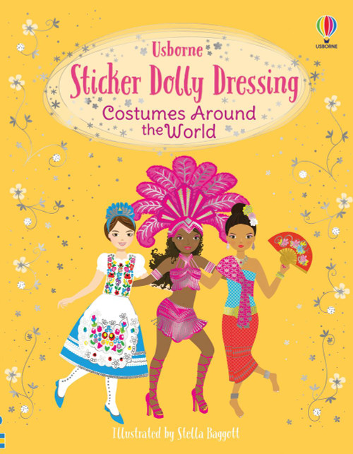 Usborne - Sticker Dolly Dressing - Costumes Around the World