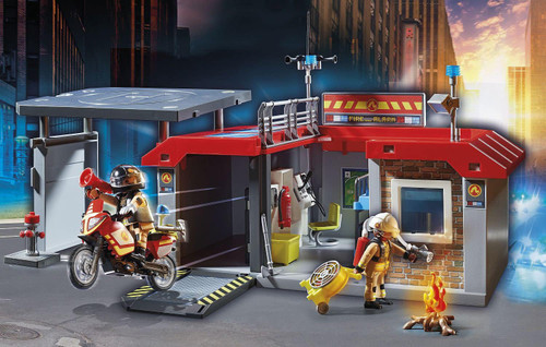 Playmobil - Take Along Fire Station 71193 Playmobil - Take Along Fire Station 71193