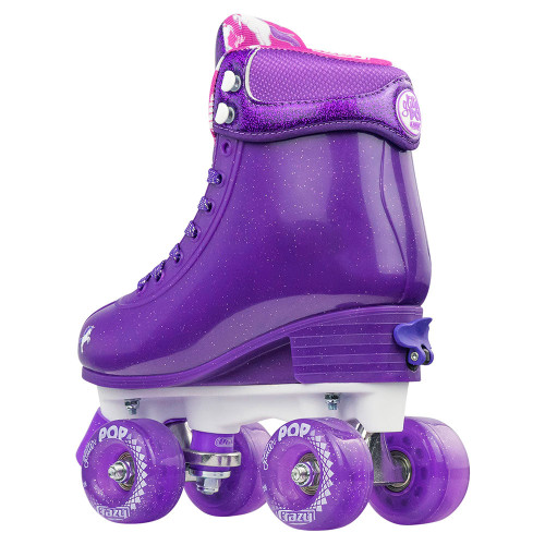 Crazy Skates - Glitter Pop Size Adjustable Roller Skates - Purple Crazy Skates - Glitter Pop Size Adjustable Roller Skates - Purple