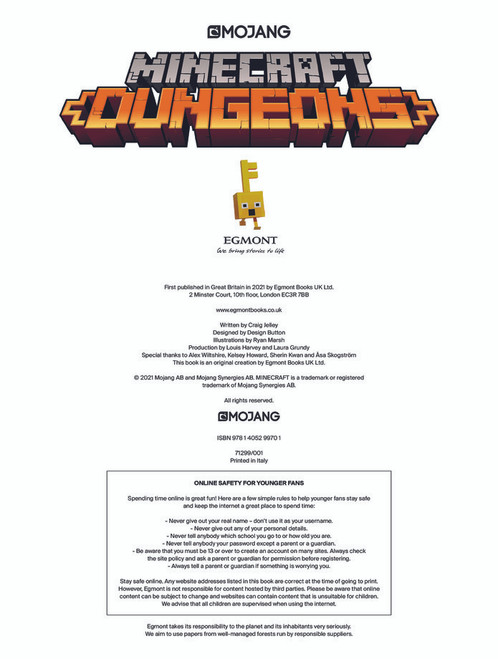 Minecraft Dungeons Sticker Book Minecraft Dungeons Sticker Book