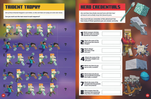 Minecraft Sticker Adventure: Treasure Hunt Minecraft Sticker Adventure: Treasure Hunt