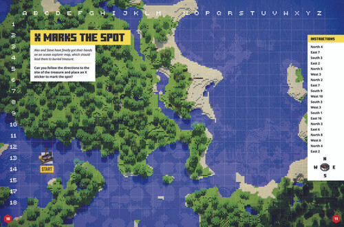 Minecraft Sticker Adventure: Treasure Hunt Minecraft Sticker Adventure: Treasure Hunt