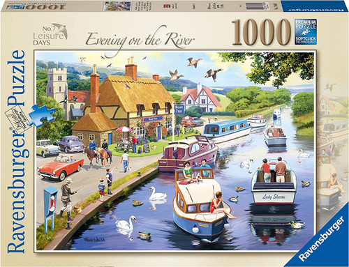 Ravensburger 1000pc - Leisure Days No7: Evening on the River Puzzle