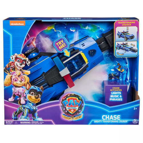 Paw Patrol The Mighty Movie - Chase Mighty Transforming Cruiser